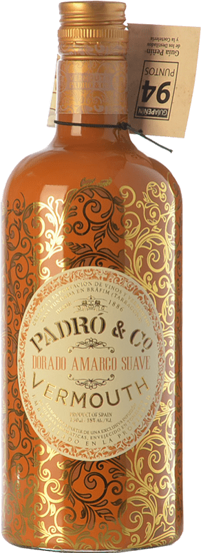 13,95 € Free Shipping | Vermouth Padró Dorado Amargo Suave Catalonia Spain Bottle 70 cl