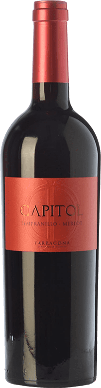 4,95 € Бесплатная доставка | Красное вино Padró Capitol старения D.O. Tarragona Каталония Испания Tempranillo, Merlot бутылка 75 cl