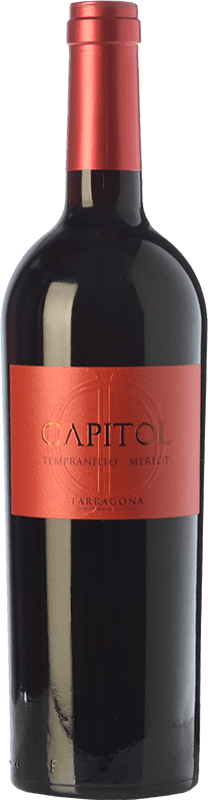 5,95 € Free Shipping | Red Wine Padró Capitol Crianza — Aged D.O. Tarragona Catalonia Spain Tempranillo, Merlot 75 cl