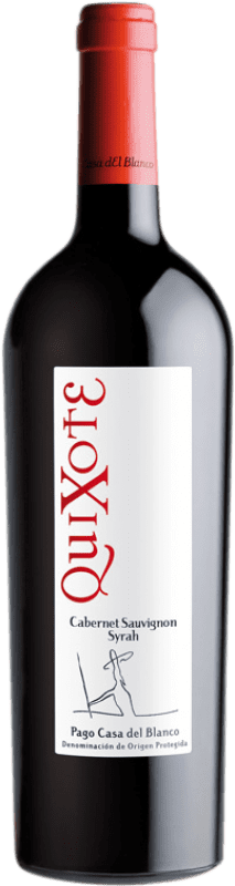 11,95 € Free Shipping | Red wine Casa del Blanco Quixote Aged D.O.P. Vino de Pago Casa del Blanco Castilla la Mancha Spain Syrah, Cabernet Sauvignon Bottle 75 cl