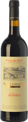 49,95 € 免费送货 | 红酒 Pago de Carraovejas 预订 D.O. Ribera del Duero 卡斯蒂利亚莱昂 西班牙 Tempranillo, Merlot, Cabernet Sauvignon 瓶子 75 cl