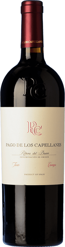 33,95 € 免费送货 | 红酒 Pago de los Capellanes 岁 D.O. Ribera del Duero 卡斯蒂利亚莱昂 西班牙 Tempranillo 瓶子 75 cl
