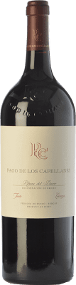 58,95 € Spedizione Gratuita | Vino rosso Pago de los Capellanes Crianza D.O. Ribera del Duero Castilla y León Spagna Tempranillo, Cabernet Sauvignon Bottiglia Magnum 1,5 L