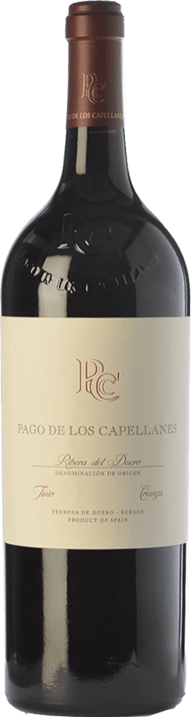 65,95 € Бесплатная доставка | Красное вино Pago de los Capellanes старения D.O. Ribera del Duero Кастилия-Леон Испания Tempranillo, Cabernet Sauvignon бутылка Магнум 1,5 L