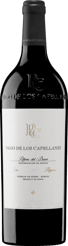 51,95 € Free Shipping | Red Wine Pago de los Capellanes Reserve — Aged D.O. Ribera del Duero Castilla y León Spain Tempranillo, Cabernet Sauvignon Bottle 75 cl