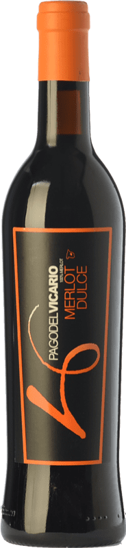 8,95 € Free Shipping | Sweet wine Pago del Vicario I.G.P. Vino de la Tierra de Castilla Castilla la Mancha Spain Merlot Medium Bottle 50 cl