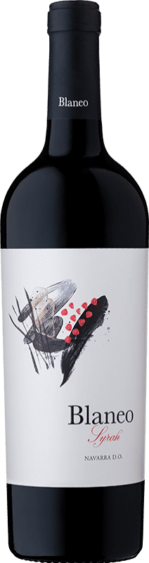 14,95 € Free Shipping | Red wine Pagos de Aráiz Blaneo Aged D.O. Navarra Navarre Spain Syrah Bottle 75 cl