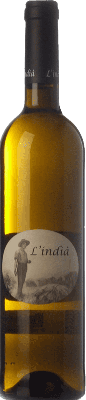 9,95 € Бесплатная доставка | Белое вино Pagos de Hí­bera L'Indià Blanc D.O. Terra Alta Каталония Испания Grenache White бутылка 75 cl