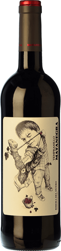 12,95 € Kostenloser Versand | Rotwein Pagos de Matanegra Perillán Jung D.O. Ribera del Duero Kastilien und León Spanien Tempranillo Flasche 75 cl
