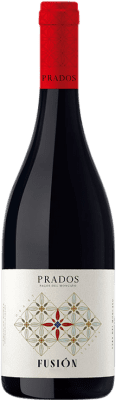 9,95 € Бесплатная доставка | Красное вино Pagos del Moncayo Prados Fusión Garnacha Syrah молодое D.O. Campo de Borja Арагон Испания Syrah — Сира, Garnacha — Гренаш Бутылка 75 cl