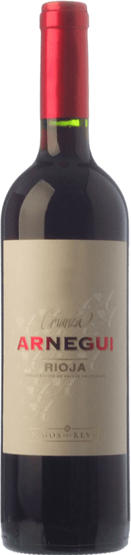 10,95 € Envio grátis | Vinho tinto Pagos del Rey Arnegui Crianza D.O.Ca. Rioja La Rioja Espanha Tempranillo Garrafa 75 cl
