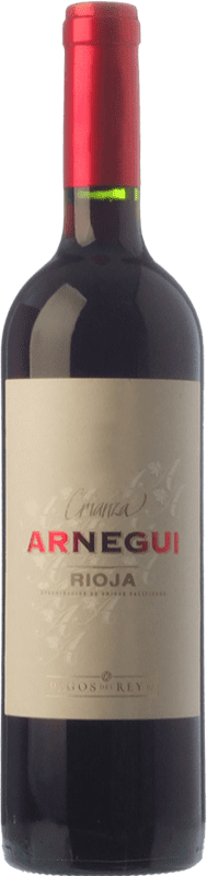 9,95 € Spedizione Gratuita | Vino Rosso Pagos del Rey Arnegui Crianza — Invecchiato in Botte D.O.Ca. Rioja La Rioja Spagna Tempranillo 75 cl