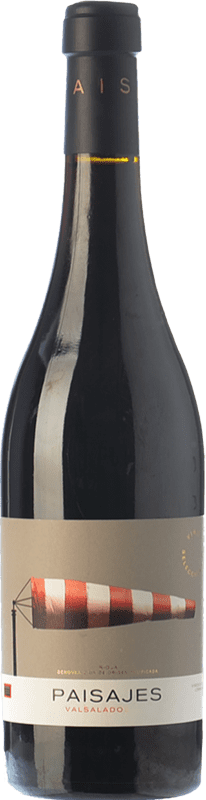 17,95 € Free Shipping | Red wine Paisajes Valsalado Crianza D.O.Ca. Rioja The Rioja Spain Tempranillo, Grenache, Graciano, Mazuelo Bottle 75 cl