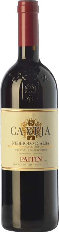 25,95 € Spedizione Gratuita | Vino rosso Paitin Ca Veja D.O.C. Nebbiolo d'Alba Piemonte Italia Nebbiolo Bottiglia 75 cl