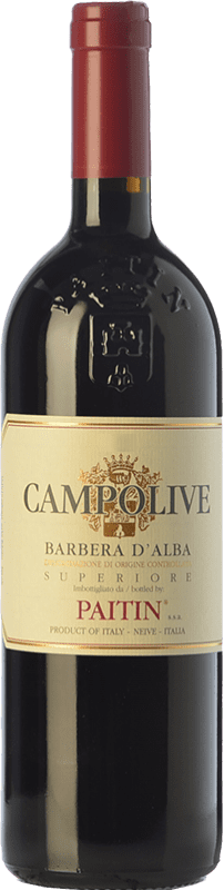 36,95 € Бесплатная доставка | Красное вино Paitin Campolive D.O.C. Barbera d'Alba Пьемонте Италия Barbera — Барбера 75 cl