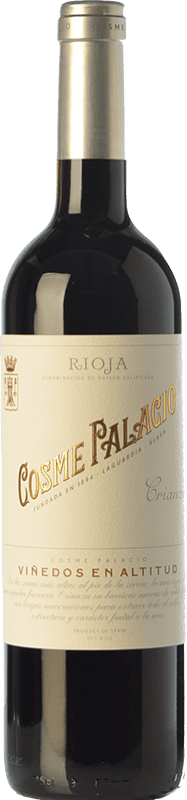 17,95 € Free Shipping | Red wine Palacio Cosme Aged D.O.Ca. Rioja The Rioja Spain Tempranillo Bottle 75 cl