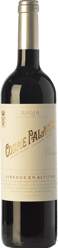17,95 € 送料無料 | 赤ワイン Cosme Palacio 高齢者 D.O.Ca. Rioja ラ・リオハ スペイン Tempranillo ボトル 75 cl