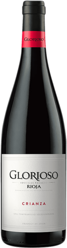 9,95 € Бесплатная доставка | Красное вино Palacio Glorioso старения D.O.Ca. Rioja Ла-Риоха Испания Tempranillo бутылка 75 cl