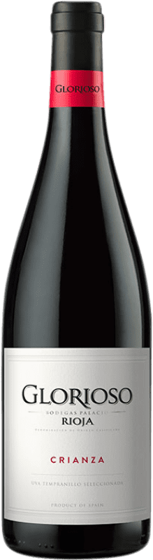 7,95 € Free Shipping | Red Wine Palacio Glorioso Crianza — Aged D.O.Ca. Rioja The Rioja Spain Tempranillo Bottle 75 cl
