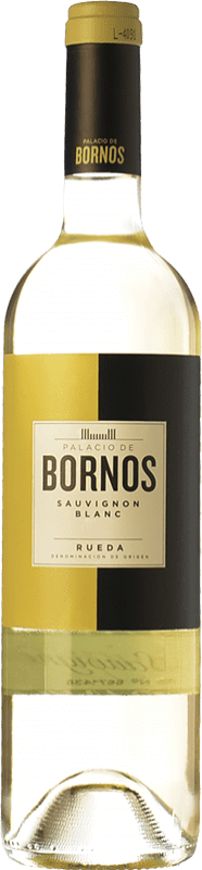 10,95 € Envio grátis | Vinho Branco Palacio de Bornos D.O. Rueda Castela e Leão Espanha Sauvignon 75 cl