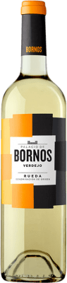 8,95 € Envio grátis | Vinho branco Palacio de Bornos D.O. Rueda Castela e Leão Espanha Verdejo Garrafa 75 cl