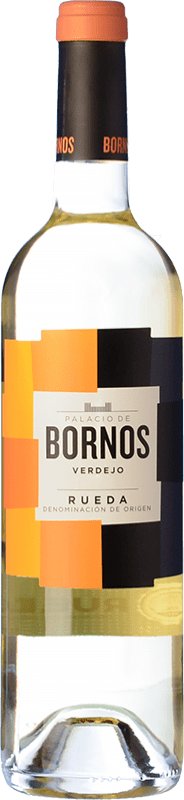 7,95 € Envio grátis | Vinho branco Palacio de Bornos D.O. Rueda Castela e Leão Espanha Verdejo Garrafa 75 cl