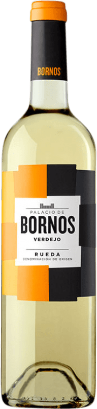 7,95 € Spedizione Gratuita | Vino Bianco Palacio de Bornos D.O. Rueda Castilla y León Spagna Verdejo 75 cl