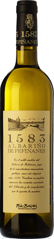 35,95 € Бесплатная доставка | Белое вино Palacio de Fefiñanes de Fefiñanes 1583 старения D.O. Rías Baixas Галисия Испания Albariño бутылка 75 cl