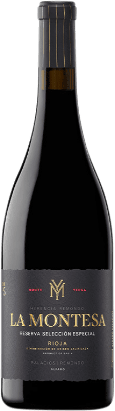 36,95 € Free Shipping | Red Wine Palacios Remondo La Montesa Selection, Special Reserve D.O.Ca. Rioja The Rioja Spain Tempranillo, Grenache, Mazuelo Bottle 75 cl