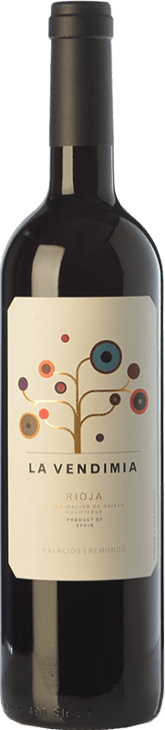 14,95 € Free Shipping | Red Wine Palacios Remondo La Vendimia Young D.O.Ca. Rioja The Rioja Spain Tempranillo, Garnacha — Grenache 75 cl