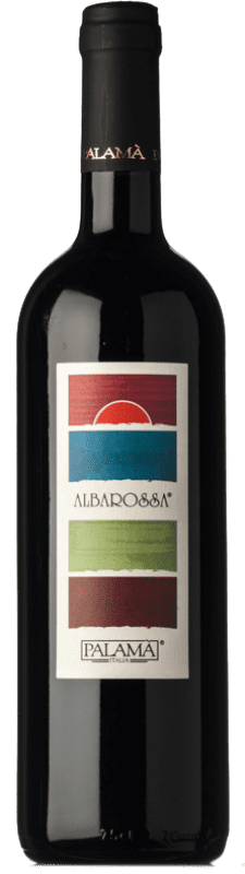 6,95 € Free Shipping | Red wine Palamà Albarossa Rosso D.O.C. Salice Salentino Puglia Italy Malvasia Black, Negroamaro Bottle 75 cl