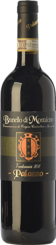 18,95 € Envío gratis | Vino tinto Palazzo D.O.C.G. Brunello di Montalcino Toscana Italia Sangiovese Botella 75 cl