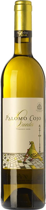 9,95 € Envío gratis | Vino blanco Palomo Cojo D.O. Rueda Castilla y León España Verdejo Botella 75 cl