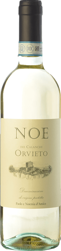 9,95 € Kostenloser Versand | Weißwein D'Amico Noe dei Calanchi D.O.C. Orvieto Umbrien Italien Trebbiano, Grauburgunder, Grechetto Flasche 75 cl