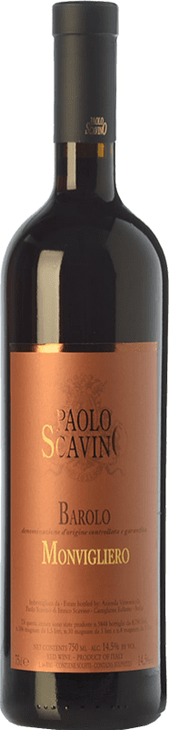 95,95 € 免费送货 | 红酒 Paolo Scavino Monvigliero D.O.C.G. Barolo 皮埃蒙特 意大利 Nebbiolo 瓶子 75 cl