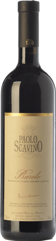 61,95 € Envío gratis | Vino tinto Paolo Scavino D.O.C.G. Barolo Piemonte Italia Nebbiolo Botella 75 cl