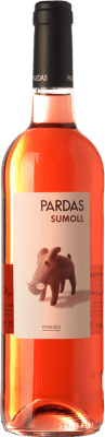 18,95 € 免费送货 | 玫瑰酒 Pardas Rosat D.O. Penedès 加泰罗尼亚 西班牙 Sumoll 瓶子 75 cl