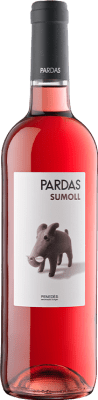 18,95 € Бесплатная доставка | Розовое вино Pardas Rosat D.O. Penedès Каталония Испания Sumoll бутылка 75 cl