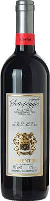 10,95 € Envoi gratuit | Vin Rouge Parentini Sottopoggio I.G.T. Toscana Toscane Italie Merlot 75 cl