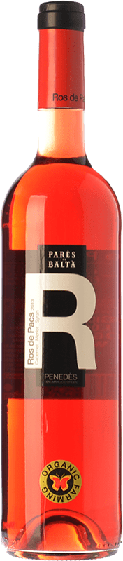 9,95 € Free Shipping | Rosé wine Parés Baltà Ros de Pacs D.O. Penedès Catalonia Spain Merlot, Cabernet Sauvignon Organic Bottle 75 cl