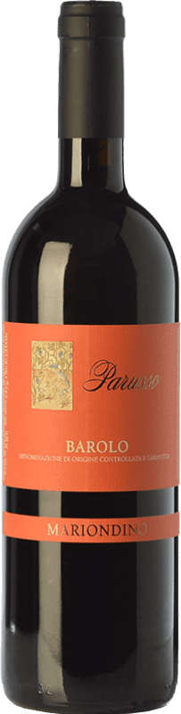 59,95 € Envio grátis | Vinho tinto Parusso Mariondino D.O.C.G. Barolo Piemonte Itália Nebbiolo Garrafa 75 cl
