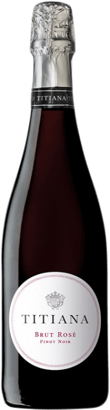 19,95 € Spedizione Gratuita | Spumante rosato Parxet Titiana Rosé Brut Giovane D.O. Cava Catalogna Spagna Pinot Nero Bottiglia 75 cl