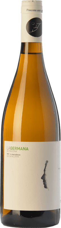 7,95 € Бесплатная доставка | Белое вино Pascona La Germana старения D.O. Montsant Каталония Испания Macabeo, Muscatel Small Grain бутылка 75 cl