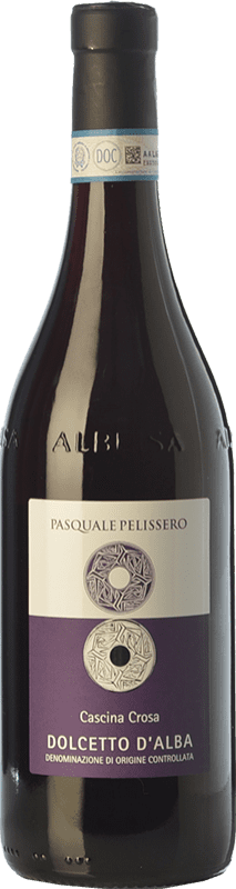11,95 € Бесплатная доставка | Красное вино Pasquale Pelissero Cascina Crosa D.O.C.G. Dolcetto d'Alba Пьемонте Италия Dolcetto бутылка 75 cl