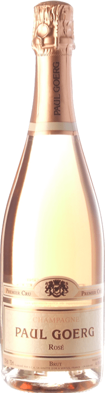 49,95 € Envoi gratuit | Vin Mousseux Rosé Paul Goerg Rosé Grande Réserve A.O.C. Champagne Champagne France Pinot Noir, Chardonnay Bouteille 75 cl