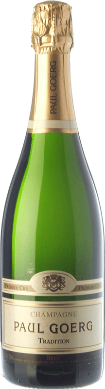 35,95 € 送料無料 | 白のスパークリングワイン Paul Goerg 伝統的 グラン・レセルバ A.O.C. Champagne シャンパン フランス Pinot Noir — ピノ・ノワール, Chardonnay — シャルドネ 75 cl