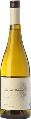10,95 € Envio grátis | Vinho Branco Pazo de Lalón Eduardo Bravo D.O. Ribeiro Galiza Espanha Loureiro, Treixadura, Albariño — Albarinho 75 cl