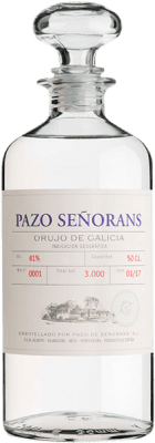 27,95 € Envio grátis | Aguardente Orujo Pazo de Señorans D.O. Orujo de Galicia Galiza Espanha Garrafa Medium 50 cl