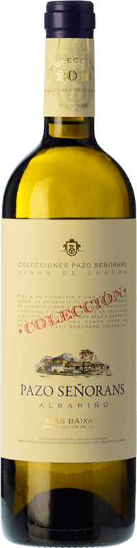 27,95 € Envio grátis | Vinho branco Pazo de Señorans Colección D.O. Rías Baixas Galiza Espanha Albariño Garrafa 75 cl