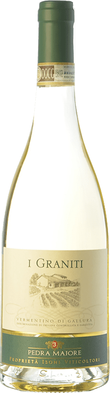 15,95 € Spedizione Gratuita | Vino bianco Pedra Majore I Graniti D.O.C.G. Vermentino di Gallura sardegna Italia Vermentino Bottiglia 75 cl